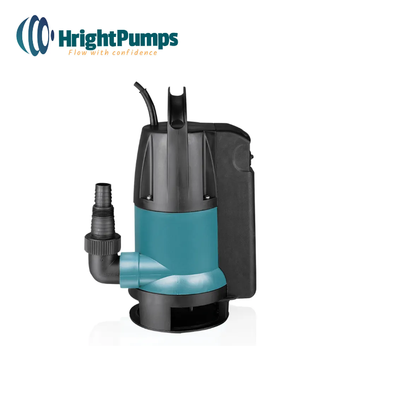 Submersible pump with plastic pump housing and built-in floater switch for dirty water application KQXXXB8