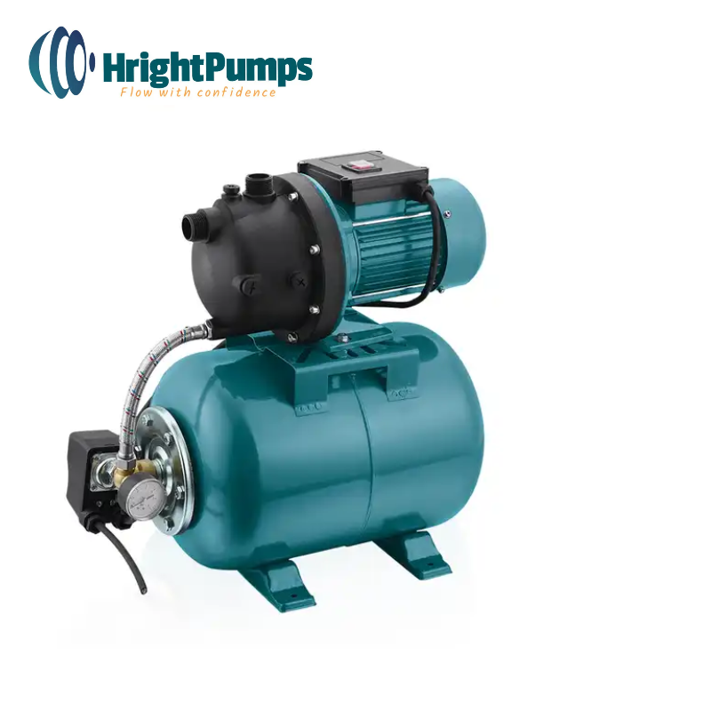 Automatic booster system coupled with plastic pump head jet pump and 19L carbon steel pressure tank KGPXXX1C/1JWC